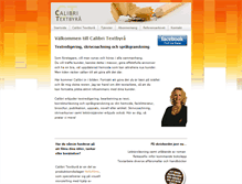Tablet Screenshot of calibri.se